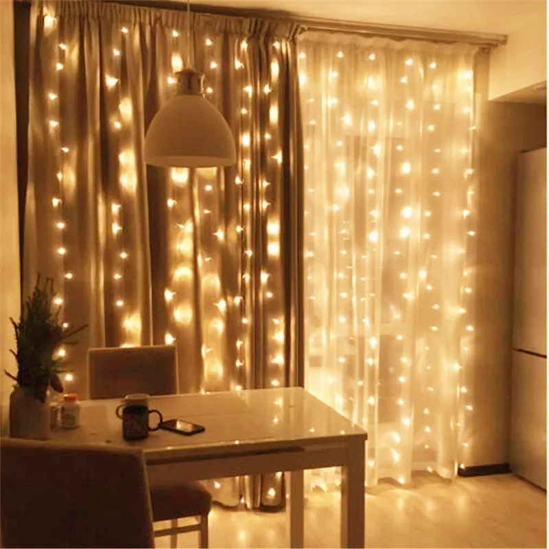 3*2M 180leds Curtain String Lights Holiday Lighting New Year Garlands Fairy Party Garden Wedding Home Stage Decoration
3*2M 180leds Curtain String Lights Holiday Lighting New Year Garlands Fairy Party Garden Wedding Home Stage Decoration