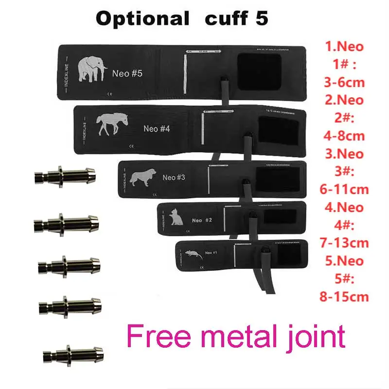 Gift metal connector animal cuff animal sphygmomanometer contec08a vet universal all types of cuff horse elephant mouse
Gift metal connector animal cuff animal sphygmomanometer contec08a vet universal all types of cuff horse elephant mouse