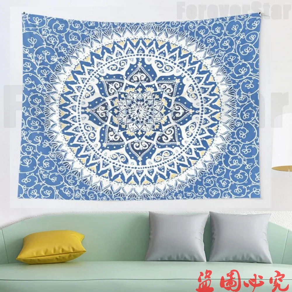 Yin Yang Mandala Pattern Blue and Yellow tapestry Art Wall Hanging Tapestries for Living Room Decor
Yin Yang Mandala Pattern Blue and Yellow tapestry Art Wall Hanging Tapestries for Living Room Decor