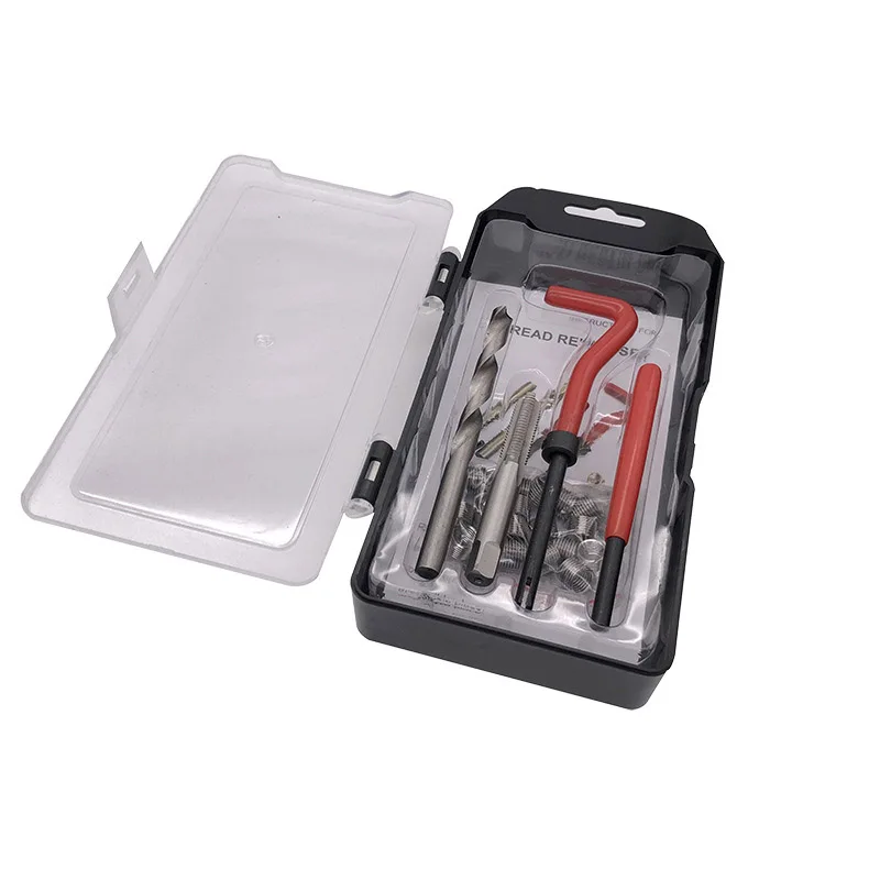 Набор инструментов для ремонта резьбы M5/M6/M8, 25 шт./упаковка 
Набор инструментов для ремонта резьбы M5/M6/M8, 25 шт./упаковка