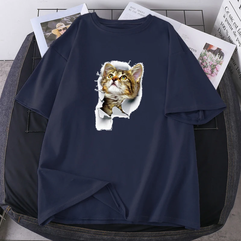 Summer Tops Hip Hop Short Sleeve Tees Kawaii Cats Print Woman T-shirts Fashion O-neck Casual Lady Clothing K-pop 2021 Camisetas
Summer Tops Hip Hop Short Sleeve Tees Kawaii Cats Print Woman T-shirts Fashion O-neck Casual Lady Clothing K-pop 2021 Camisetas
