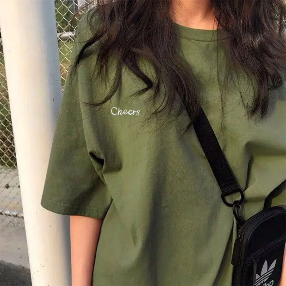 2021 Women Fashion Clothing Short Sleeve O-neck Embroidery Oversized Tshirt Woman Tshirts Tops Graphic Tees Women
2021 Women Fashion Clothing Short Sleeve O-neck Embroidery Oversized Tshirt Woman Tshirts Tops Graphic Tees Women