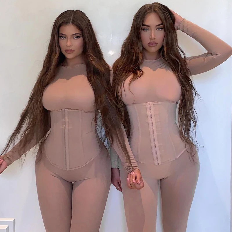 hirigin Corset Nude Bodycon Solid Jumpsuits Long Sleeve Fall 2020 Women Clothing Fashion Active Wear Casual Workout Jumpsuit
hirigin Corset Nude Bodycon Solid Jumpsuits Long Sleeve Fall 2020 Women Clothing Fashion Active Wear Casual Workout Jumpsuit