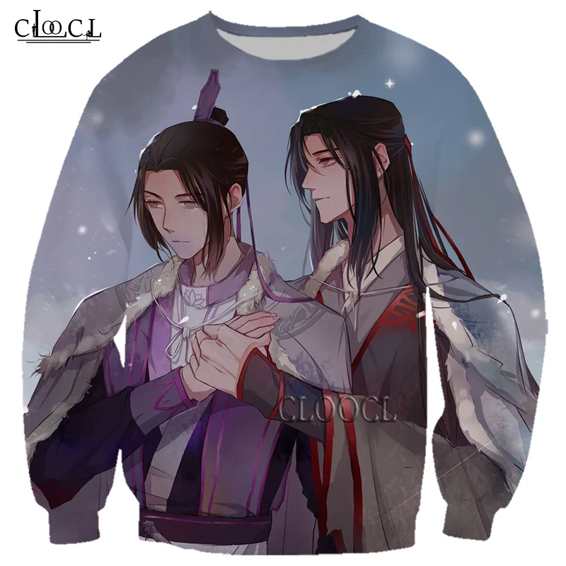 HX Newest Anime Mo Dao Zu Shi 3D Print Men Women Sweatshirt Fashion Hip Hop Long Sleeve Casual Harajuku Tops Drop Shipping
HX Newest Anime Mo Dao Zu Shi 3D Print Men Women Sweatshirt Fashion Hip Hop Long Sleeve Casual Harajuku Tops Drop Shipping