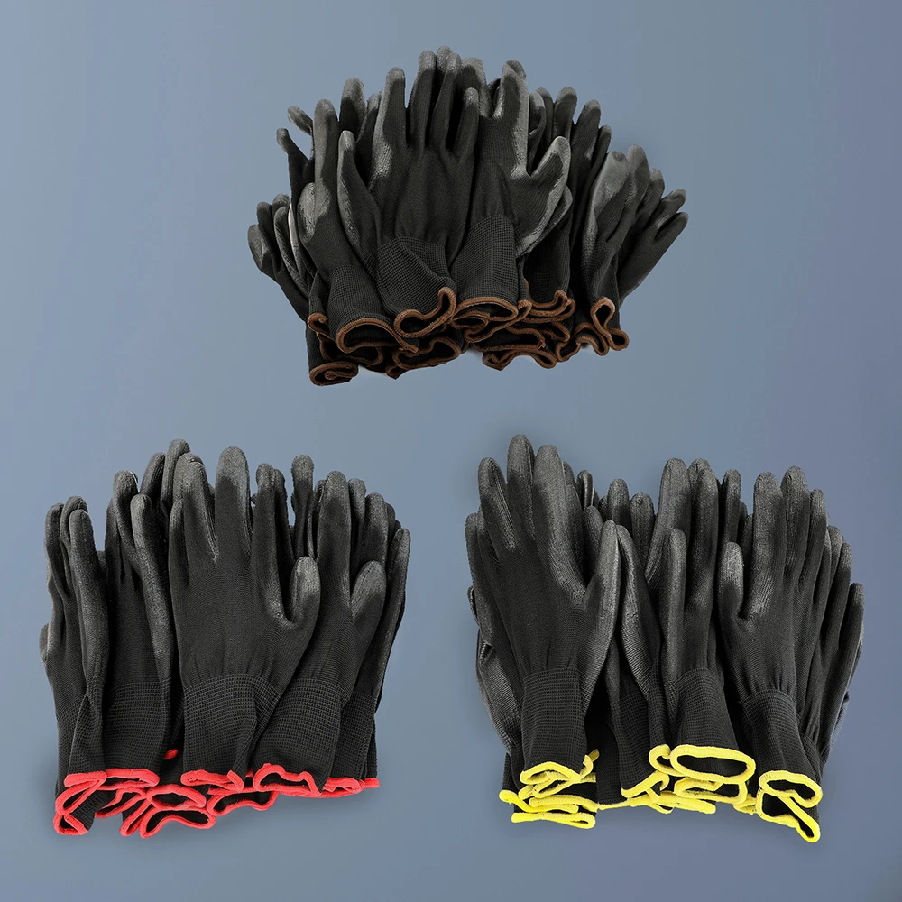 1pcs Black Nylon Pu Coated Palm Coated Dipped Gloves Non-slip And Dust-proof Gloves Picking Gardening Work Labor Insurance Glove
1pcs Black Nylon Pu Coated Palm Coated Dipped Gloves Non-slip And Dust-proof Gloves Picking Gardening Work Labor Insurance Glove