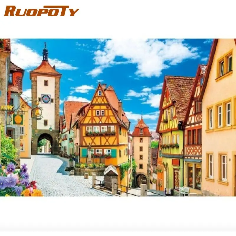 RUOPOTY Painting By Numbers Tower Gift DIY Picture Paint By Number Landscape Home Decor Drawing On Canvas HandPainted Art Gift
RUOPOTY Painting By Numbers Tower Gift DIY Picture Paint By Number Landscape Home Decor Drawing On Canvas HandPainted Art Gift