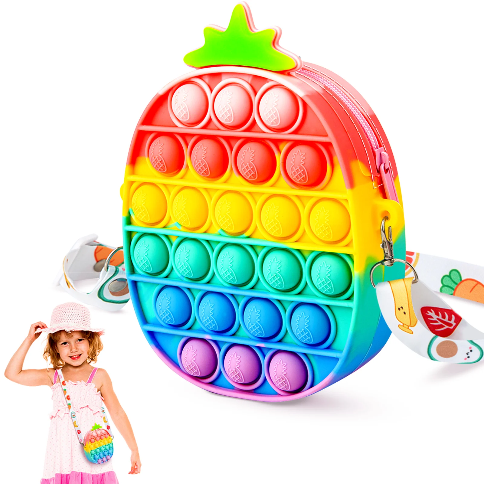 Unicorn Simple Dimple Messenger Bag Fidget Toys Push Bubble Antistress Children Toy Pop Keychain Wallet For Girl Best Gift
Unicorn Simple Dimple Messenger Bag Fidget Toys Push Bubble Antistress Children Toy Pop Keychain Wallet For Girl Best Gift