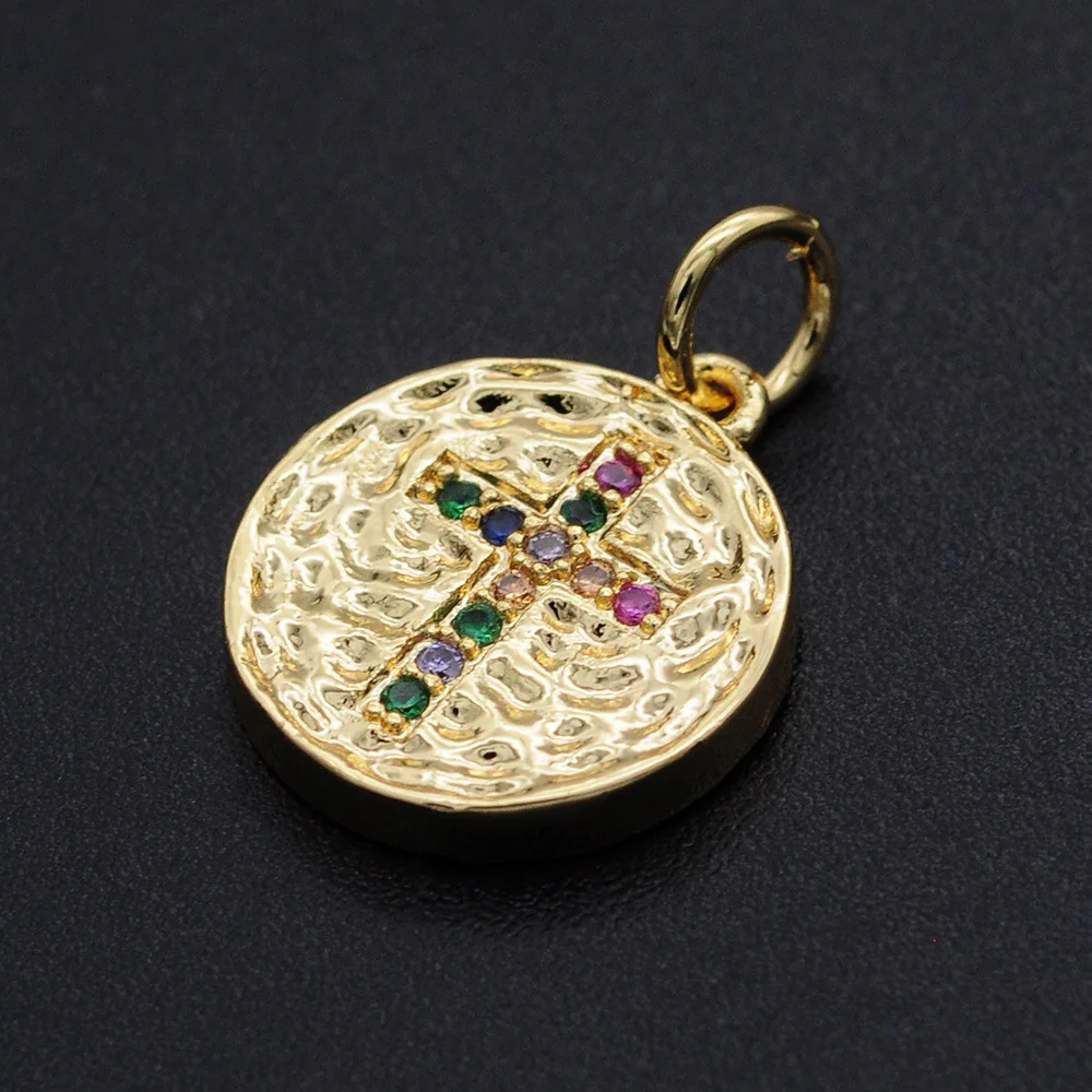 Copper Micro-inlaid Zircon Cross Pendant DIY Micro-inlaid Jewelry Accessories Gold-plated Palm Eye Round Pendant, Wholesale
Copper Micro-inlaid Zircon Cross Pendant DIY Micro-inlaid Jewelry Accessories Gold-plated Palm Eye Round Pendant, Wholesale