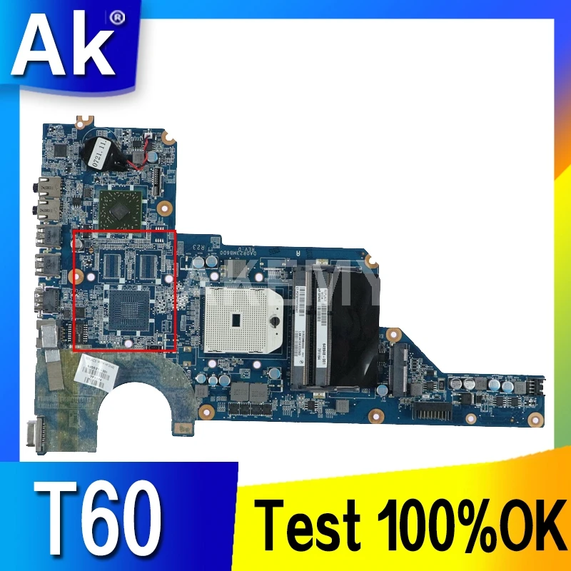 Akemy DA0R23MB6D0 649948-001 For HP Pavilion G4-1000 G6-1000 G7 G4 G6 Laptop Motherboard Socket FS1 DDR3
Akemy DA0R23MB6D0 649948-001 For HP Pavilion G4-1000 G6-1000 G7 G4 G6 Laptop Motherboard Socket FS1 DDR3