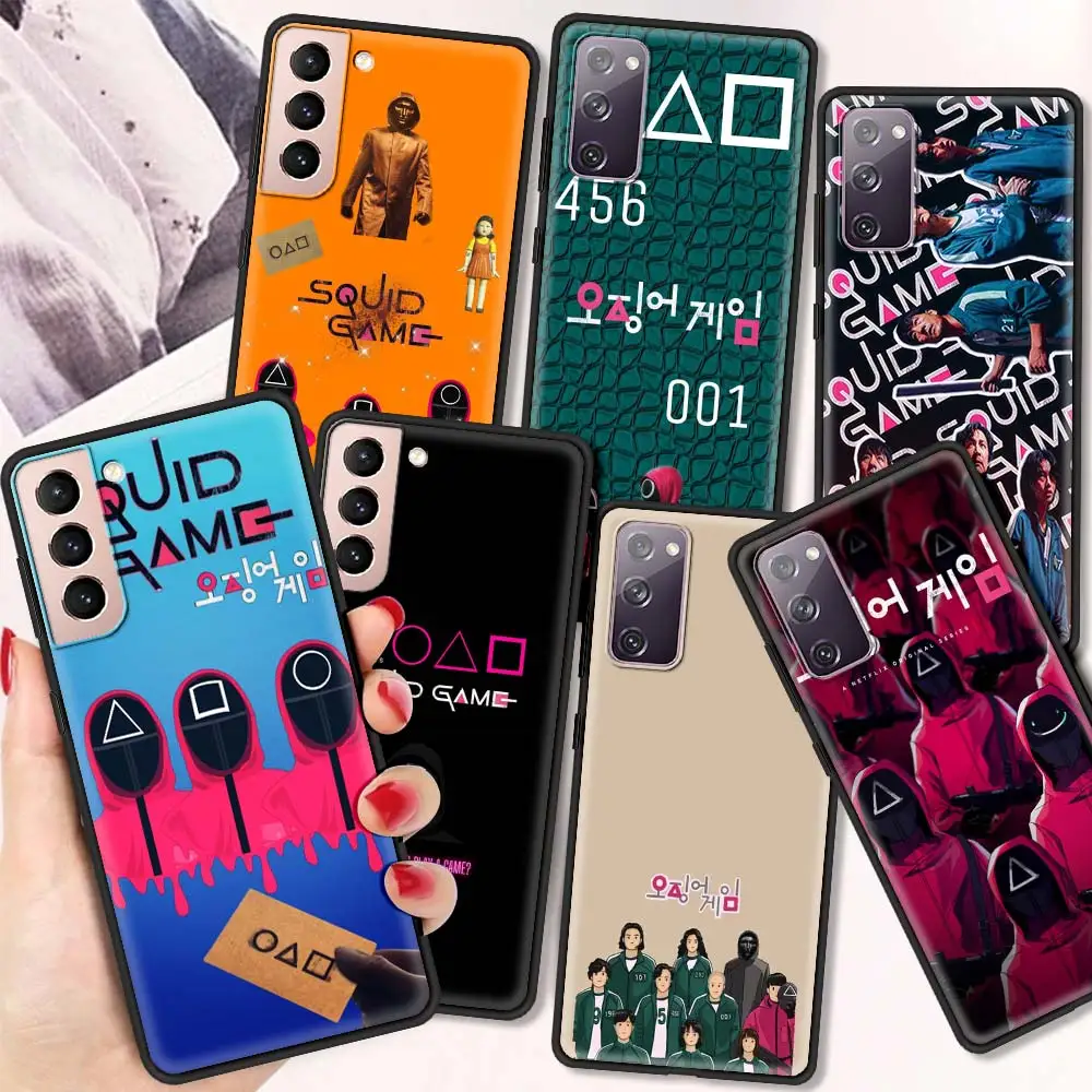 TV Show Squid Game Phone Case Coque For Samsung Galaxy S20 S21 Ultra S20 FE S10 Lite S10E S9 S8 Plus S7 Edge Cover Funda Capa
TV Show Squid Game Phone Case Coque For Samsung Galaxy S20 S21 Ultra S20 FE S10 Lite S10E S9 S8 Plus S7 Edge Cover Funda Capa