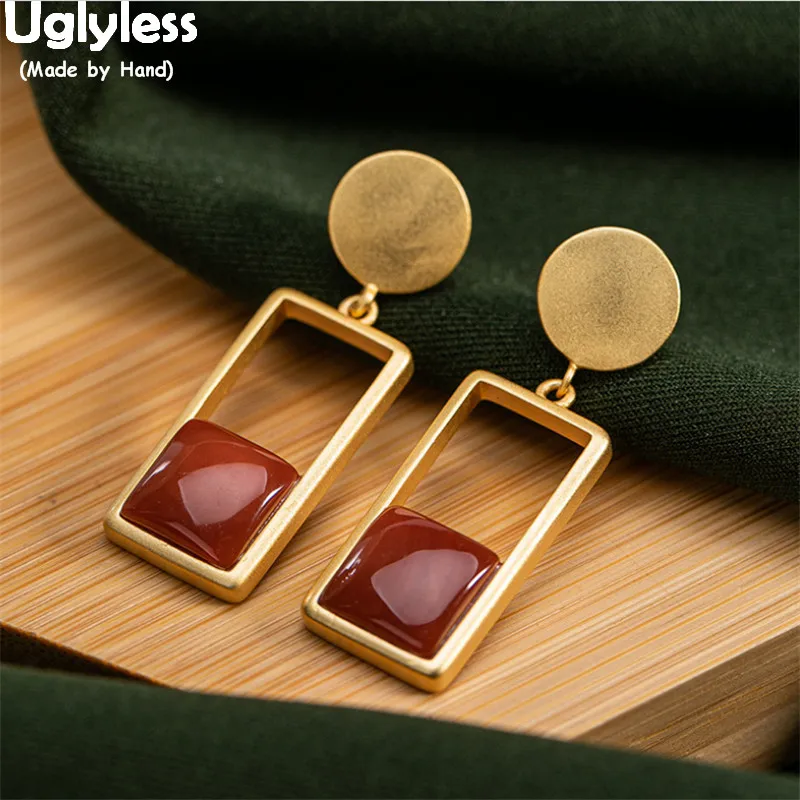 Uglyless Minimalist Hollow Geometric Earrings for Women Round Square Rectangle Earrings Agate Brincos Real 925 Silver Jewelry
Uglyless Minimalist Hollow Geometric Earrings for Women Round Square Rectangle Earrings Agate Brincos Real 925 Silver Jewelry
