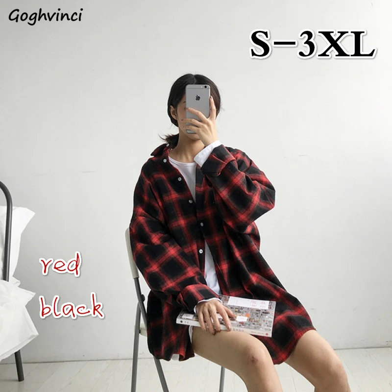 Basic Jackets Women Spring Plaid Loose Harajuku Preppy Style Leisure Drop-shoulder Korean Vintage Street Wear Womens Outerwear
Basic Jackets Women Spring Plaid Loose Harajuku Preppy Style Leisure Drop-shoulder Korean Vintage Street Wear Womens Outerwear
