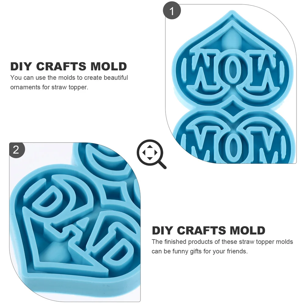 2pcs Festival Straw Topper DIY Molds Straw Attachment Epoxy Crafts Casting Molds
2pcs Festival Straw Topper DIY Molds Straw Attachment Epoxy Crafts Casting Molds
