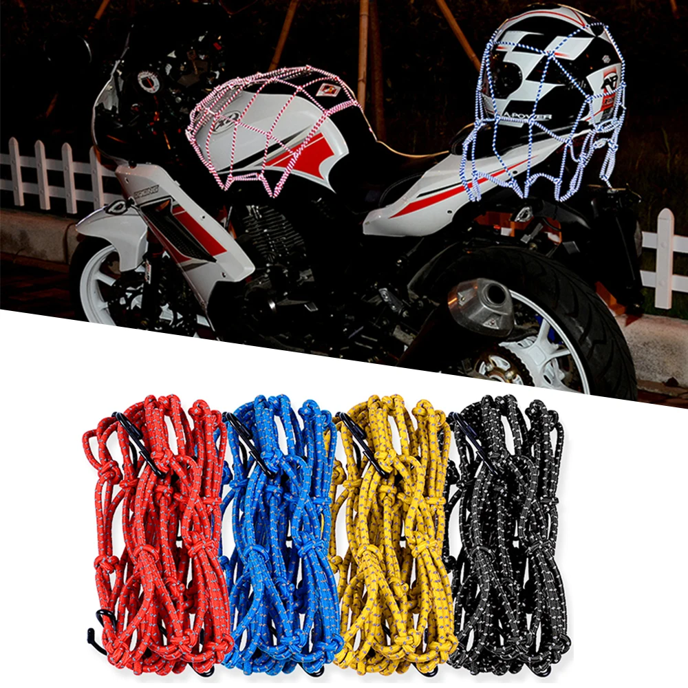 New Motorcycle Luggage Net Bike 6 Hooks Hold Down Fuel Tank Network Helmet Mesh Web Bungee Travel Goods Bag Tank Car Styling
New Motorcycle Luggage Net Bike 6 Hooks Hold Down Fuel Tank Network Helmet Mesh Web Bungee Travel Goods Bag Tank Car Styling