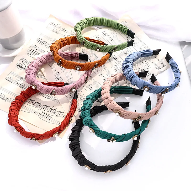 Oaoleer Pearl Cross Women Headbands Fashion Rhinestone Hair Bands For Women Girls Vintage Fabric Soft Daily Hair Accessories
Oaoleer Pearl Cross Women Headbands Fashion Rhinestone Hair Bands For Women Girls Vintage Fabric Soft Daily Hair Accessories