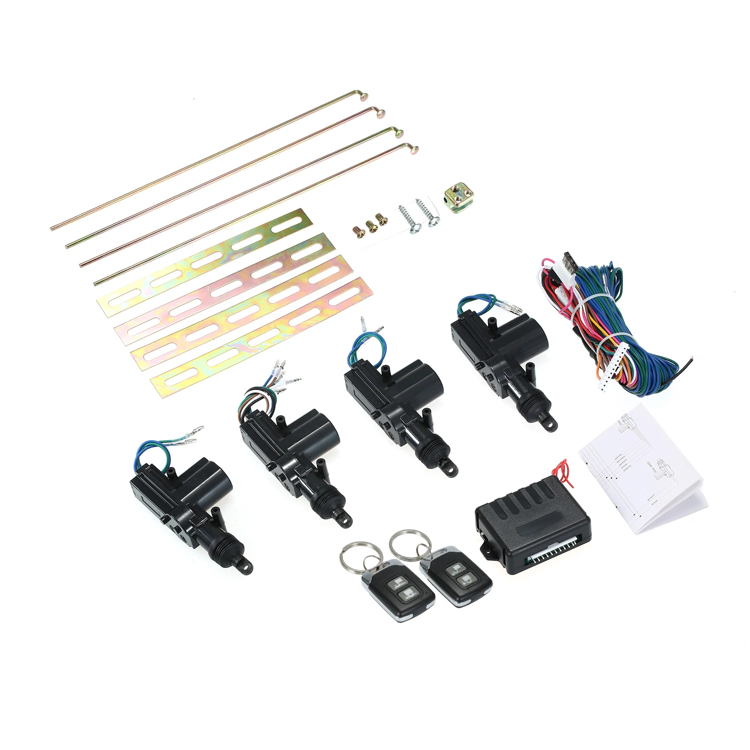 12V Universal Car Remote Central Kit Locking Keyless Entry System with 2 Remote Control Support Trunk Pop
12V Universal Car Remote Central Kit Locking Keyless Entry System with 2 Remote Control Support Trunk Pop