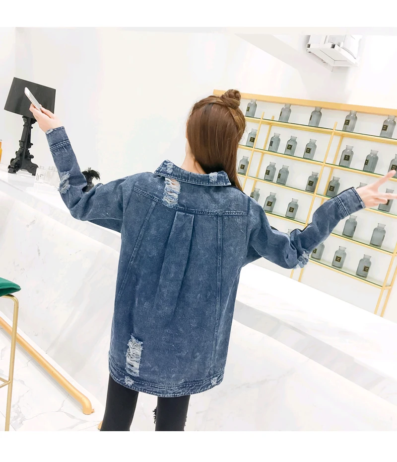 Chic Women Denim Patchwork Cotton Sweatshirts Female Loose Casual Denim Sweatshirts Female Denim Patchwork Cotton Pullovers Tops
Chic Women Denim Patchwork Cotton Sweatshirts Female Loose Casual Denim Sweatshirts Female Denim Patchwork Cotton Pullovers Tops