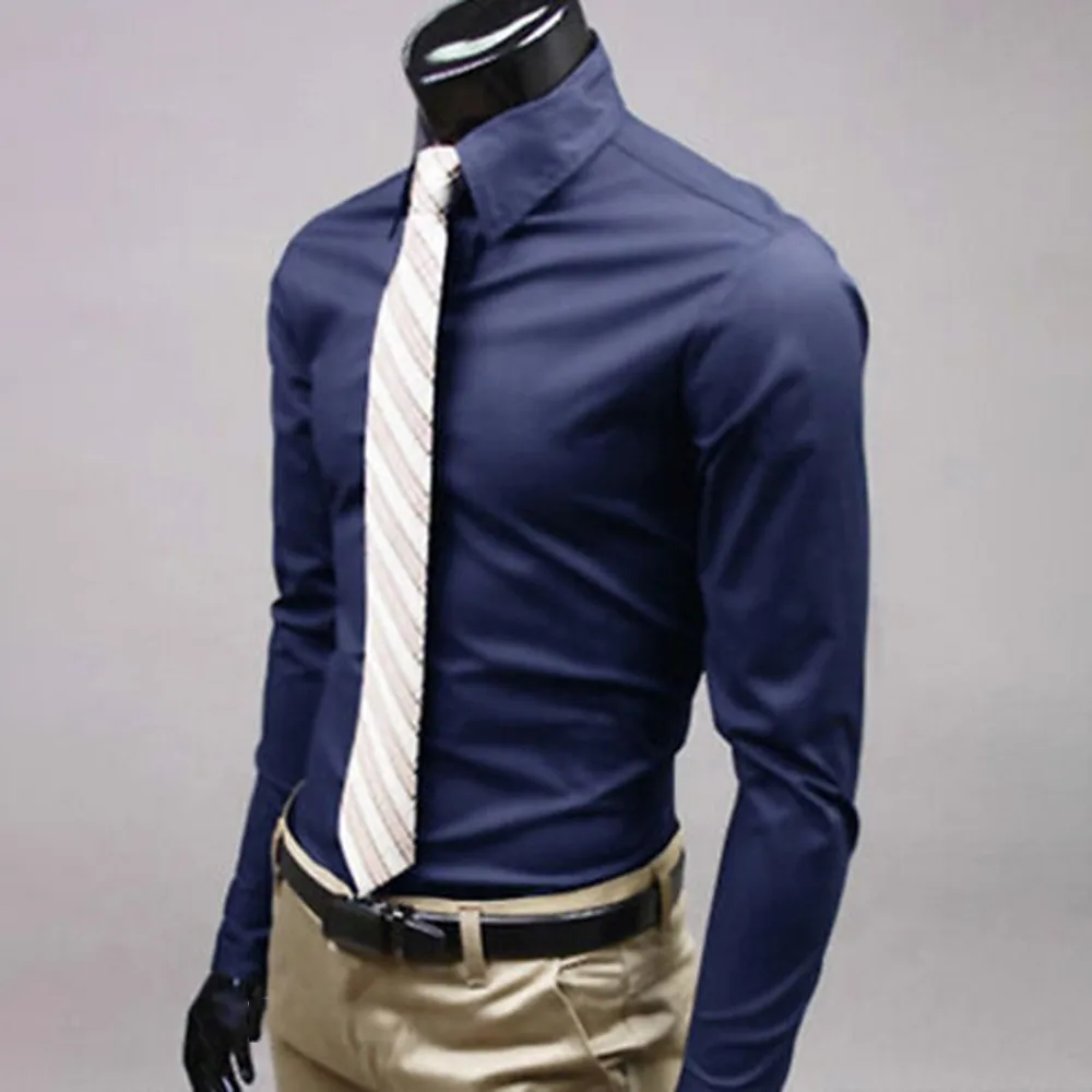 New Luxury Shirts Mens Casual Formal Button Down Slim Fit Long Sleeve Shirt Top Men Business Slim Long Sleeve Solid Color
New Luxury Shirts Mens Casual Formal Button Down Slim Fit Long Sleeve Shirt Top Men Business Slim Long Sleeve Solid Color