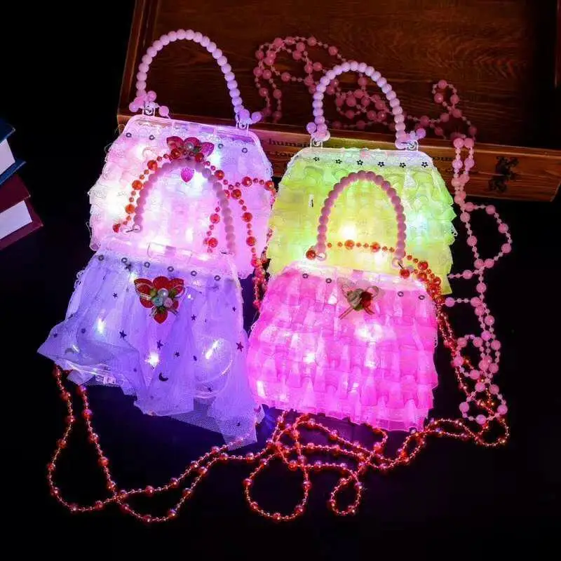 Girls' luminous bags children's luminous toys gifts wholesale girls' creative flash handbags birthday gifts
Girls' luminous bags children's luminous toys gifts wholesale girls' creative flash handbags birthday gifts