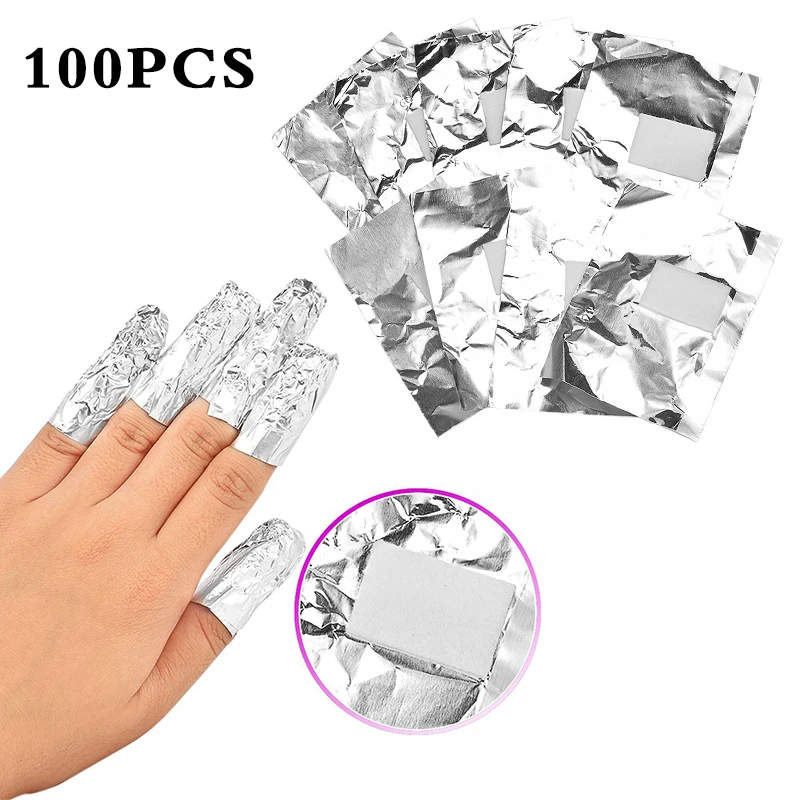 100Pcs Aluminium Foil Remover Wraps with Acetone Nail Art Cotton Wipes Soak Off Acrylic UV Gel Nail Polish Removal Tools 
100Pcs Aluminium Foil Remover Wraps with Acetone Nail Art Cotton Wipes Soak Off Acrylic UV Gel Nail Polish Removal Tools