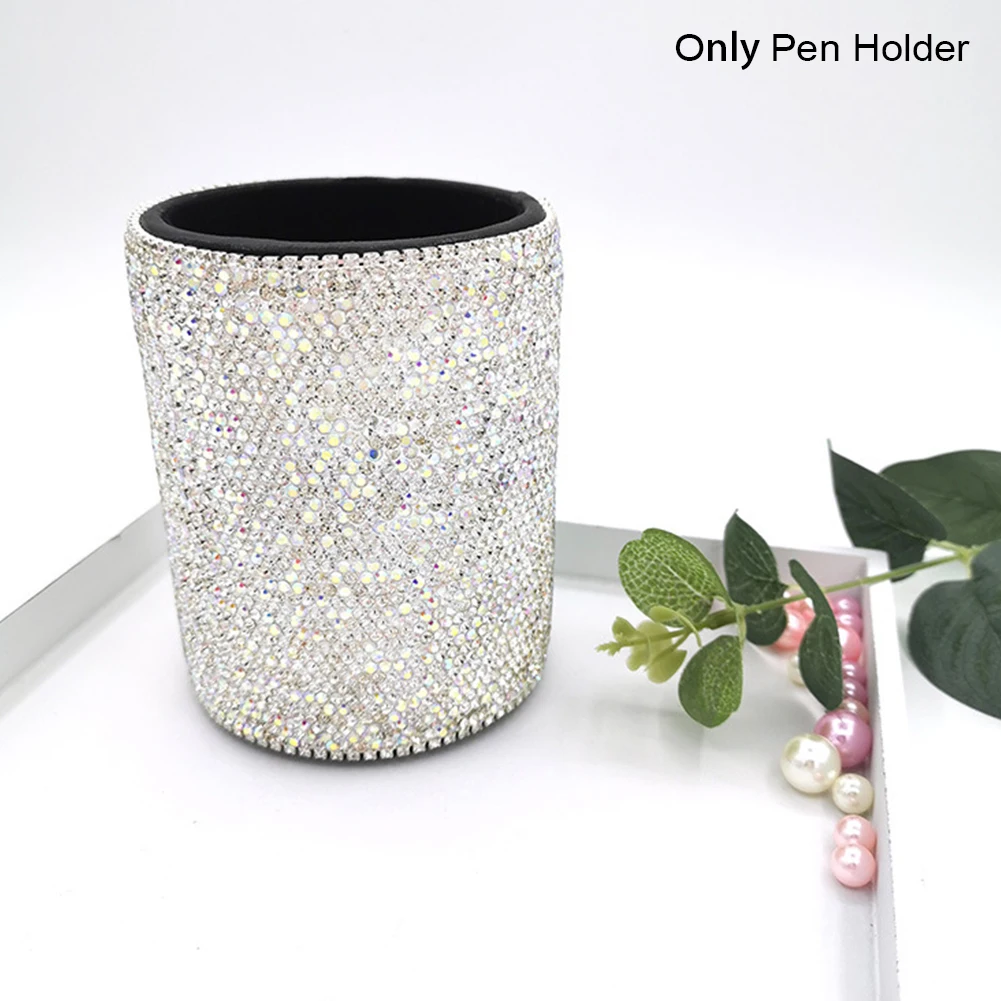 Bling Rhinestone Pen Holder Multifunctional Cosmetic Round Square Desk Organizer Home Office School Comb Brushes Display Stand
Bling Rhinestone Pen Holder Multifunctional Cosmetic Round Square Desk Organizer Home Office School Comb Brushes Display Stand