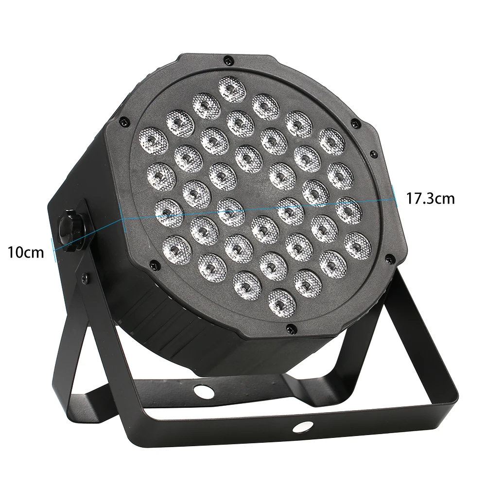 DJ Disco 36 LEDs Stage Light Voice Control Color Changeable RGB Lamp for Disco Party Show Remote Control LED Disco Lights 
DJ Disco 36 LEDs Stage Light Voice Control Color Changeable RGB Lamp for Disco Party Show Remote Control LED Disco Lights