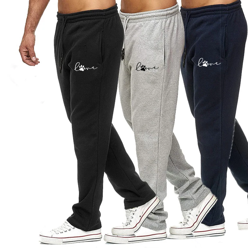 Men's Print LOVE Jogging Sports Pants Casual Training Pants Sportswear Men's Straight Leg Sweatpants Black Gyms Trousers Autumn
Men's Print LOVE Jogging Sports Pants Casual Training Pants Sportswear Men's Straight Leg Sweatpants Black Gyms Trousers Autumn