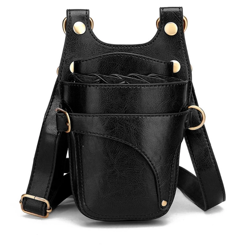 Portable PU Leather Barber Scissors Bag Comb Clip Brush Storage Pockets Hairdresser Organizer for Hairdressers Salon Hair Stylis
Portable PU Leather Barber Scissors Bag Comb Clip Brush Storage Pockets Hairdresser Organizer for Hairdressers Salon Hair Stylis