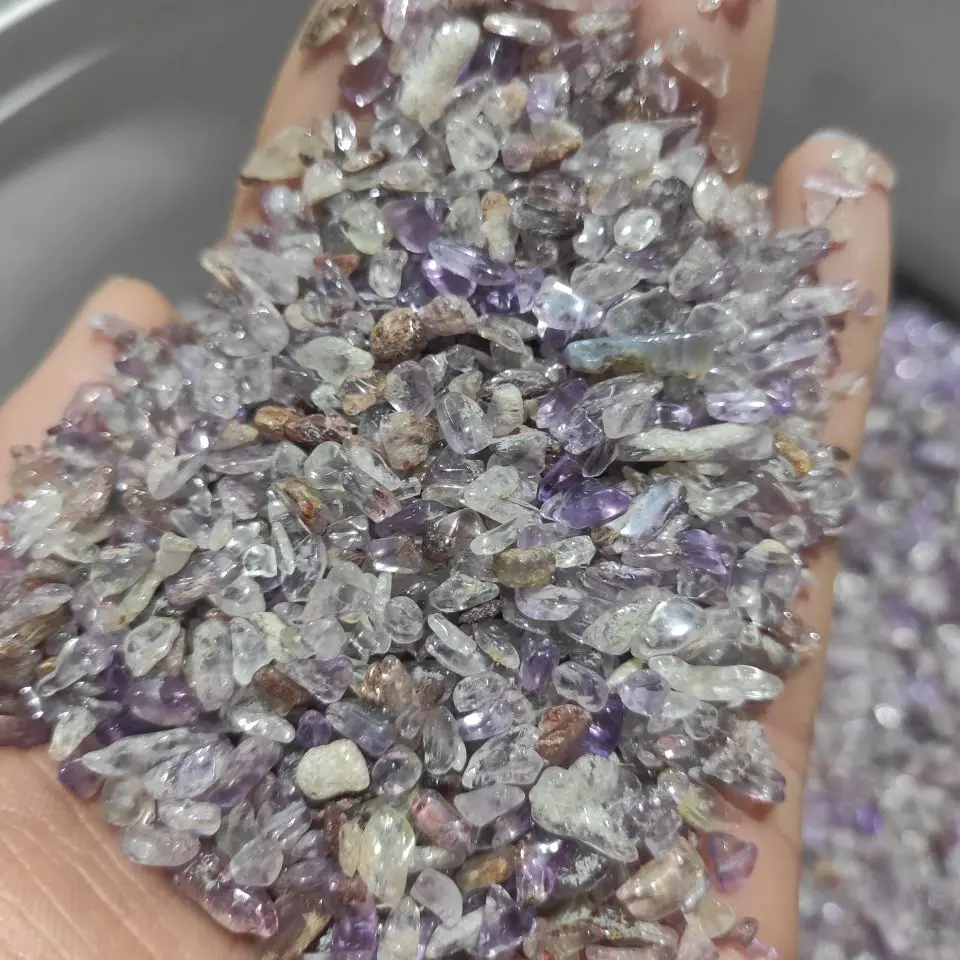 100g Natural Purple Ghost Quartz Crystal Polished Stone Rock Gravel Gem Healing Natural Stones and Minerals
100g Natural Purple Ghost Quartz Crystal Polished Stone Rock Gravel Gem Healing Natural Stones and Minerals