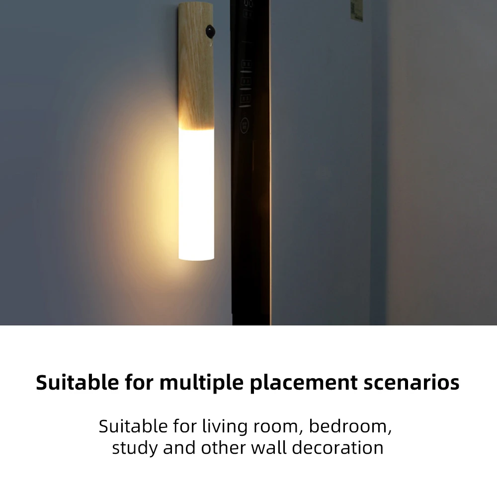 Hot Intelligent LED Night Light Auto PIR Motion Sensor LED Rechargeable Magnetic Easy Instal For Kitchen Stairway Bedroom Light
Hot Intelligent LED Night Light Auto PIR Motion Sensor LED Rechargeable Magnetic Easy Instal For Kitchen Stairway Bedroom Light