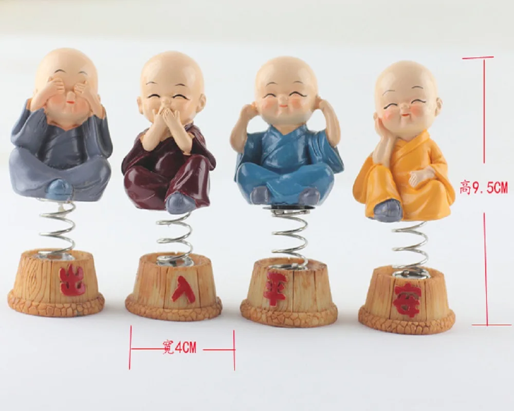 Creative Four Shake Little Monk Buddha Safe Car Decoration Cute Doll Car Decoration Gift car accessories interior ornament
Creative Four Shake Little Monk Buddha Safe Car Decoration Cute Doll Car Decoration Gift car accessories interior ornament