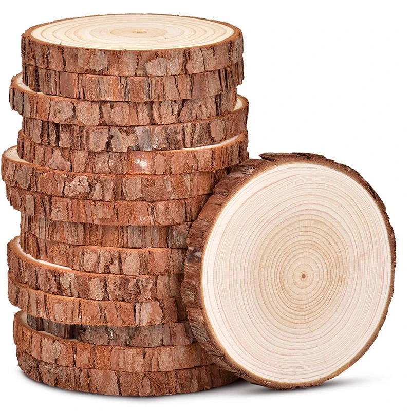 30pcs unfinished natural pine wood slice gift tags blank tags with twine DIY handy and practical
30pcs unfinished natural pine wood slice gift tags blank tags with twine DIY handy and practical