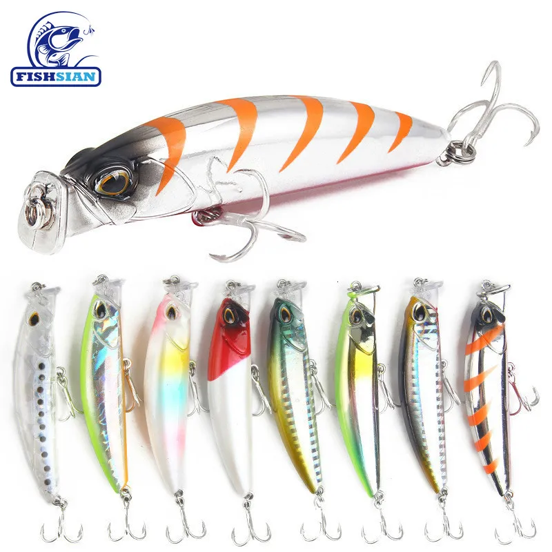 Fishing Lure Minnow Weights 8cm /10g Mino Bass Lure Hard Bait Fake Fish Bait Isca Artificial Articulos De Pesca Salt Water Lures
Fishing Lure Minnow Weights 8cm /10g Mino Bass Lure Hard Bait Fake Fish Bait Isca Artificial Articulos De Pesca Salt Water Lures