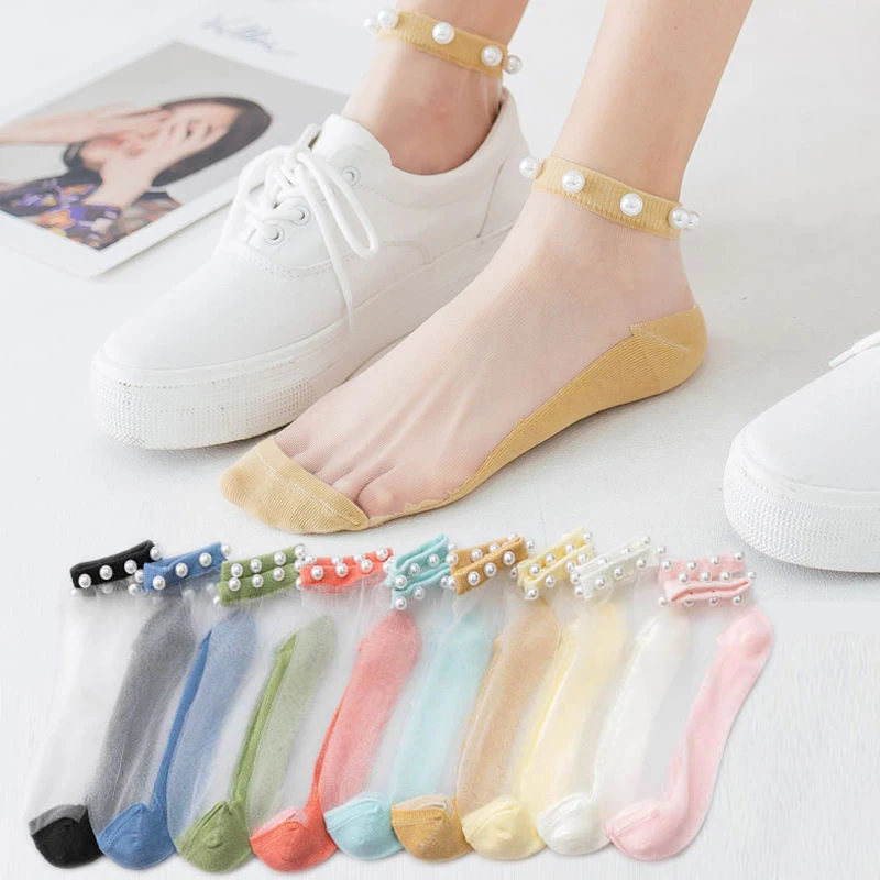 5pcs Little Daisys Transparent Socks Cute Mesh Transparent Ultra Thin See Through Lace Socks for Women Girls M09
5pcs Little Daisys Transparent Socks Cute Mesh Transparent Ultra Thin See Through Lace Socks for Women Girls M09
