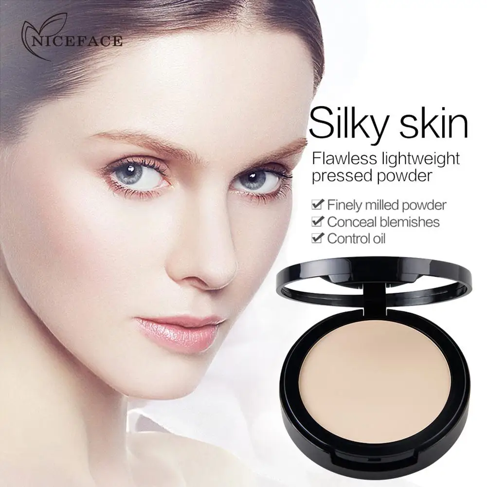 

Pressed Powder Concealer Double Duty For Dry Or Wet Uses Oil - Control Soft Oil-absorbing Face Contour Base Foundation