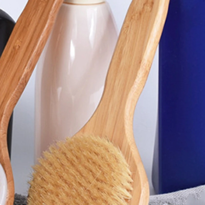 Natural Bath Brush Set Exfoliating Promote Blood Circulation Massage Brush Wooden Body Dry Brush
Natural Bath Brush Set Exfoliating Promote Blood Circulation Massage Brush Wooden Body Dry Brush