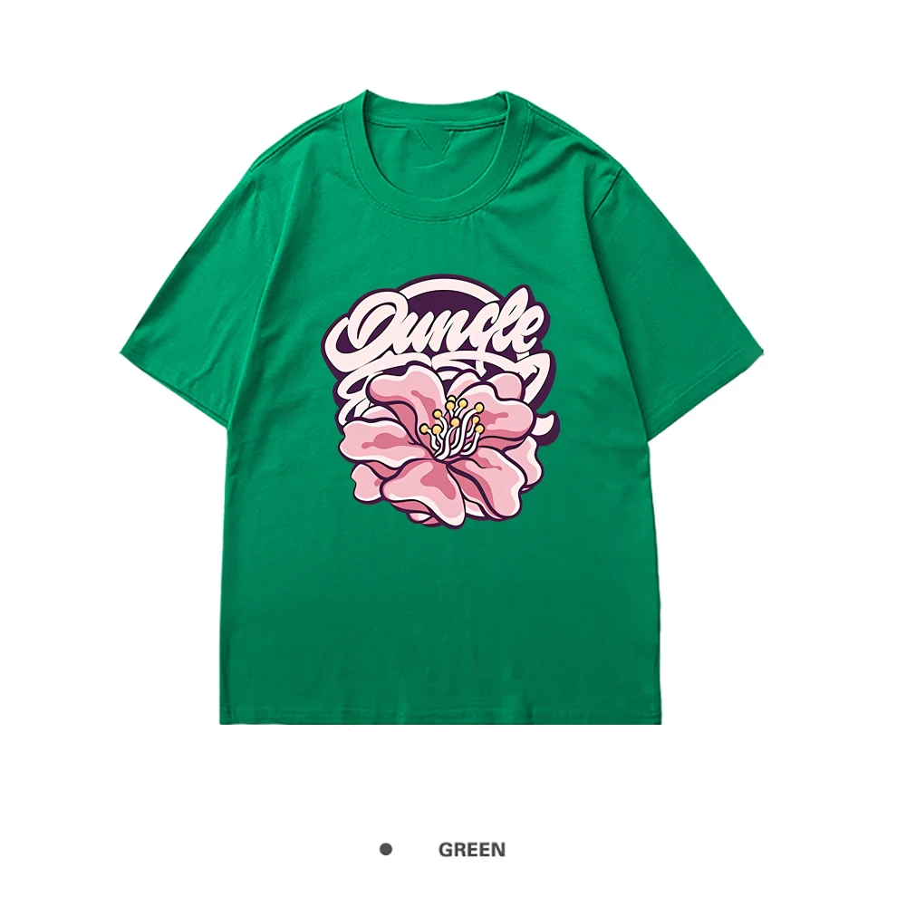 Blooming Flower Printing T Shirts Woman Big Size Summer Short Sleeve Top Vogue Fit T Shirt Fashion T Shirt Women
Blooming Flower Printing T Shirts Woman Big Size Summer Short Sleeve Top Vogue Fit T Shirt Fashion T Shirt Women