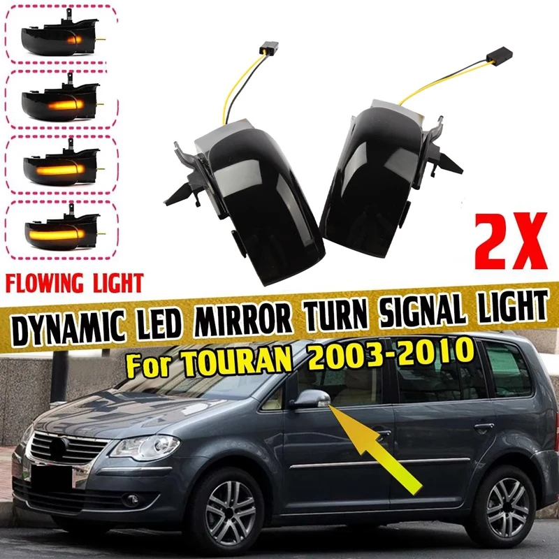 Car Dynamic LED Side Rearview Mirror Indicator Light Turn Signal Light for Touran 2003-2010 2004 2005 2006 2009
Car Dynamic LED Side Rearview Mirror Indicator Light Turn Signal Light for Touran 2003-2010 2004 2005 2006 2009