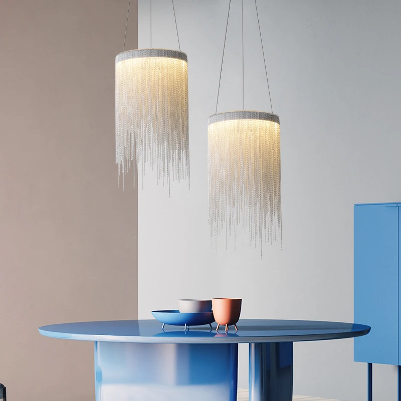 A Post-Modern Aluminum Pendant Lamp Novelty Aluminum Chains 12W LED Pendant Light Dining Room Living Room Bedroom Light(DL-60)
A Post-Modern Aluminum Pendant Lamp Novelty Aluminum Chains 12W LED Pendant Light Dining Room Living Room Bedroom Light(DL-60)