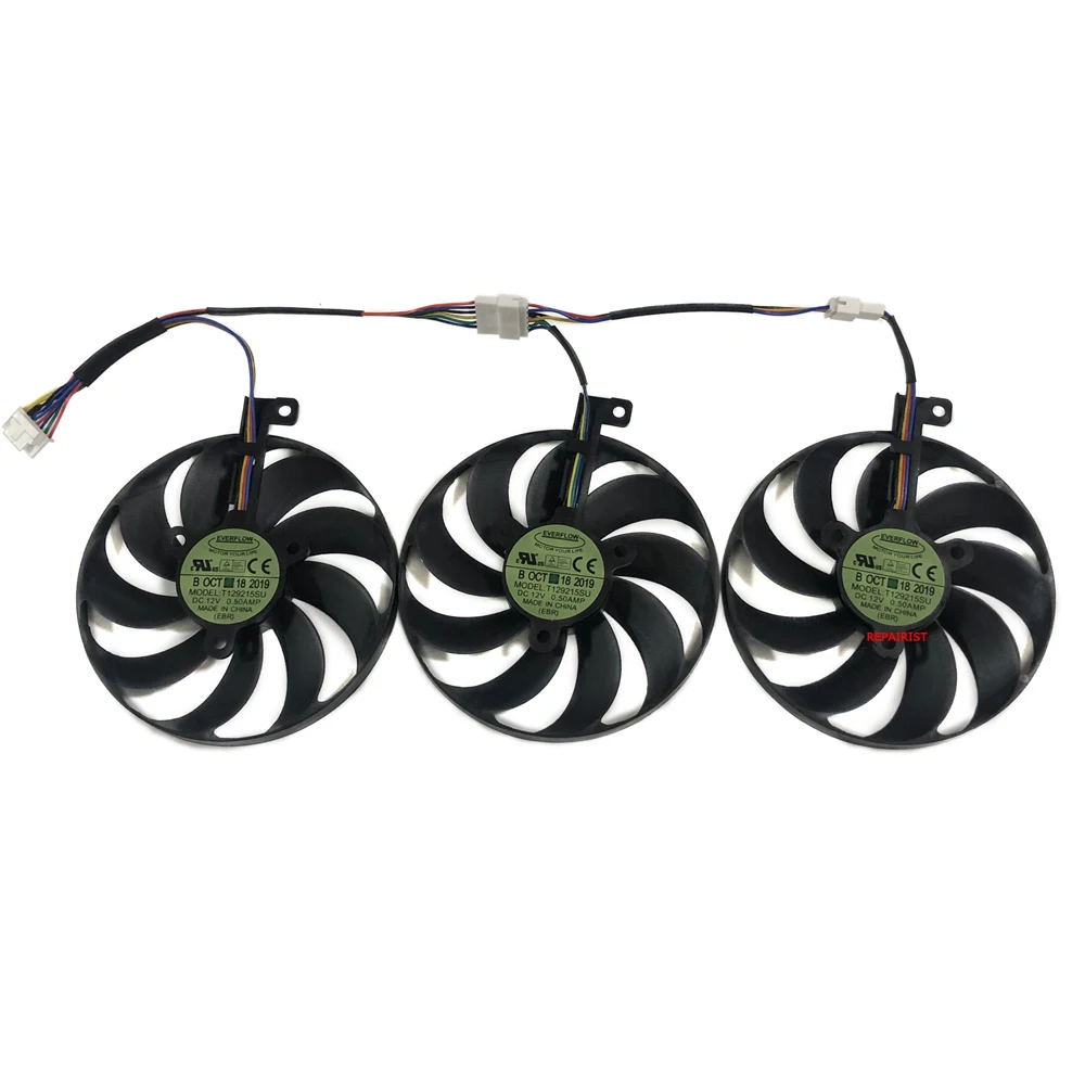1Set T129215SU PLD09210S12H CF1010U12S GPU Cooler Fan For ASUS ASUS GeForce RTX 3060Ti 3070 3080 3090 TUF OC Cards Replace
1Set T129215SU PLD09210S12H CF1010U12S GPU Cooler Fan For ASUS ASUS GeForce RTX 3060Ti 3070 3080 3090 TUF OC Cards Replace