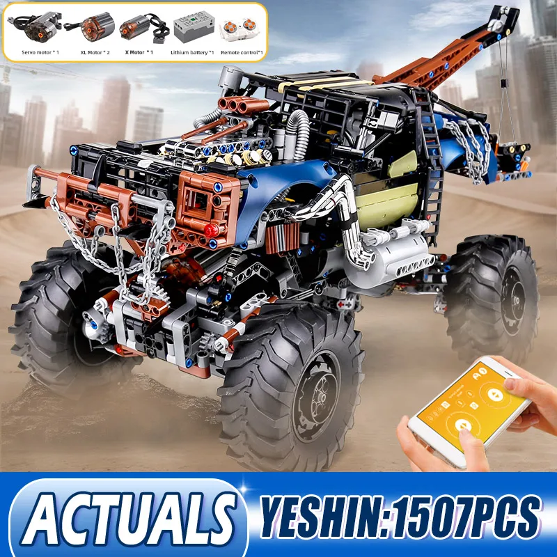 MOULD KING 18006 APP автомобильные игрушки модели буксирных грузовиков с электроприводом Детские кубики Рождественский подарок
MOULD KING 18006 APP автомобильные игрушки модели буксирных грузовиков с электроприводом Детские кубики Рождественский подарок