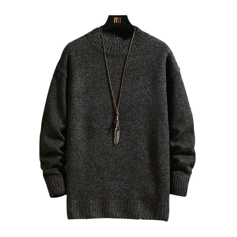 2021 Autumn and Winter New Brick Wall Japanese Large Size Men's Solid Color Round Neck Pullover Knitted Sweater Bottoming Shirt
2021 Autumn and Winter New Brick Wall Japanese Large Size Men's Solid Color Round Neck Pullover Knitted Sweater Bottoming Shirt