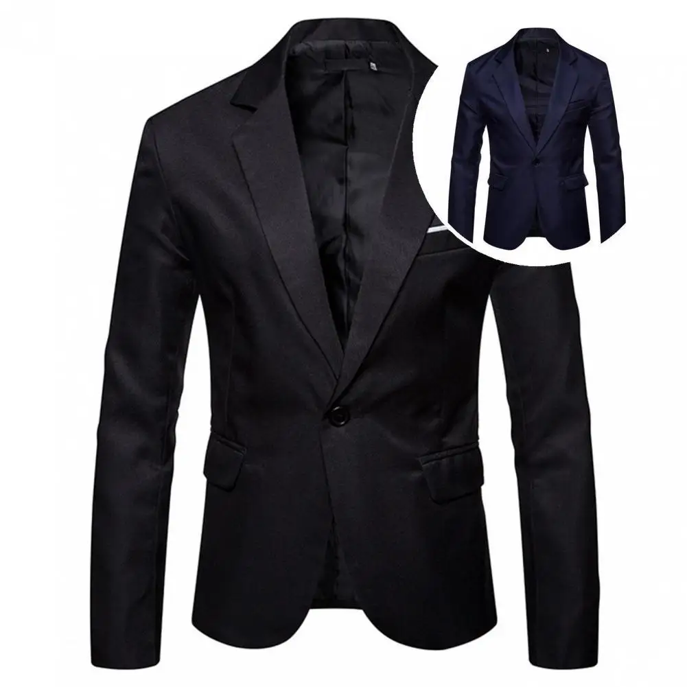 Classic Suit Coat Regular Sleeve Streetwear Handsome Pockets Blazer Men Suit Coat Men Blazer
Classic Suit Coat Regular Sleeve Streetwear Handsome Pockets Blazer Men Suit Coat Men Blazer