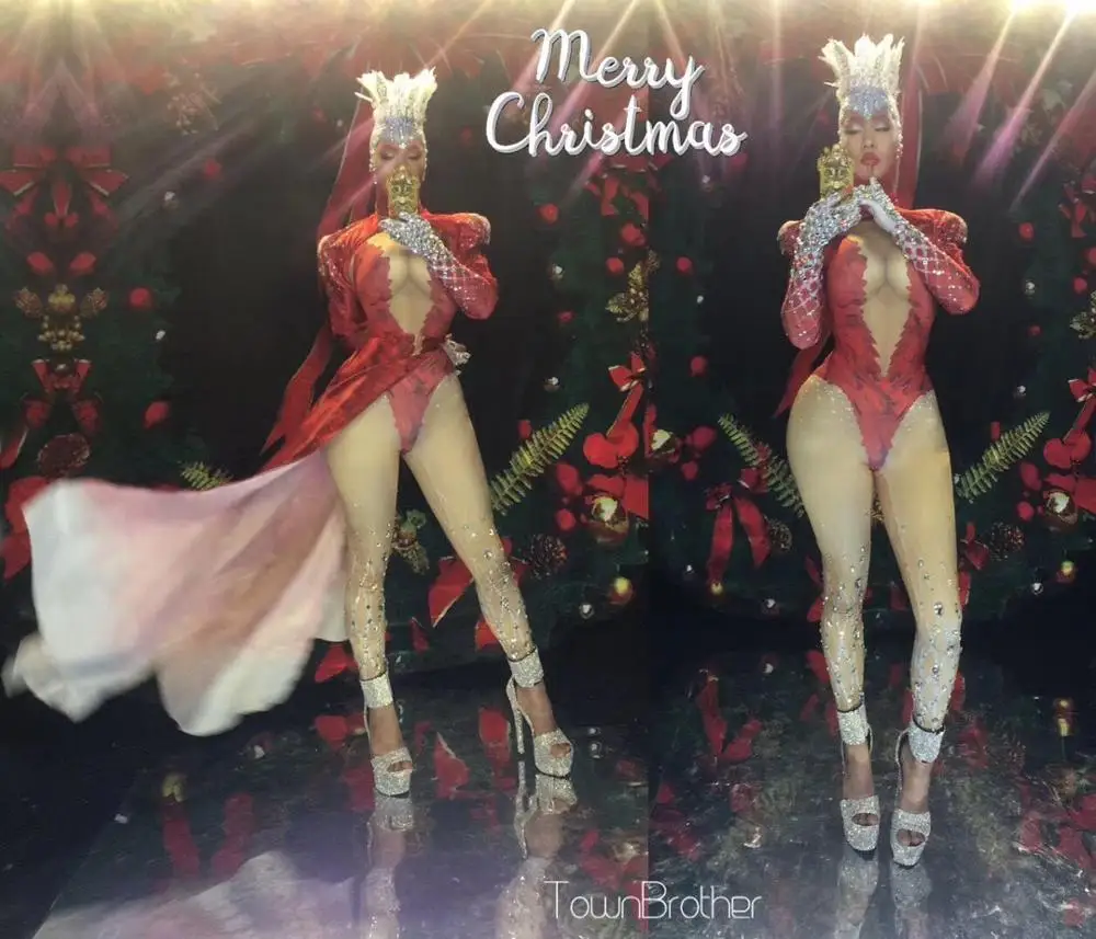 Nightclub Women Singer Party Show Costume Star Concert Stage Outfits Sparkly Rhinestones Feathers Headgear Bodysuit Silver Cloak
Nightclub Women Singer Party Show Costume Star Concert Stage Outfits Sparkly Rhinestones Feathers Headgear Bodysuit Silver Cloak
