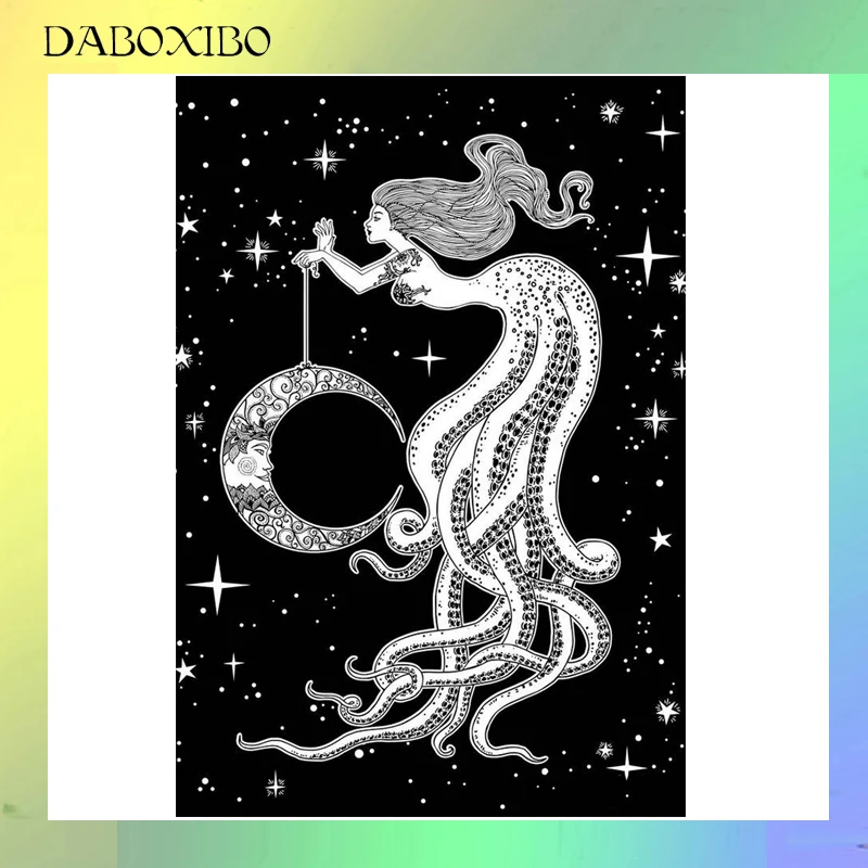 DABOXIBO Octopus Girl Clear Stamps For DIY Scrapbooking/Card Making/Photo Album Silicone Decorative Crafts 13X13
DABOXIBO Octopus Girl Clear Stamps For DIY Scrapbooking/Card Making/Photo Album Silicone Decorative Crafts 13X13
