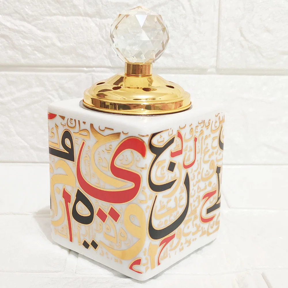 Ceramics Incense Burner Portable Arabic Polyresin Middle East Home Decoration Use Incense Holder
Ceramics Incense Burner Portable Arabic Polyresin Middle East Home Decoration Use Incense Holder
