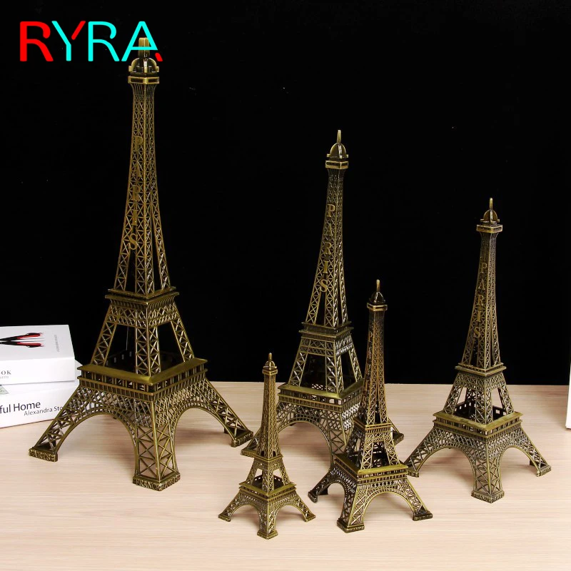10cm-48cm Paris Eiffel Tower Figurine Statue Metal Crafts Vintage Model Miniatures Decor Antiques Bronze Tone Travel Souvenirs
10cm-48cm Paris Eiffel Tower Figurine Statue Metal Crafts Vintage Model Miniatures Decor Antiques Bronze Tone Travel Souvenirs
