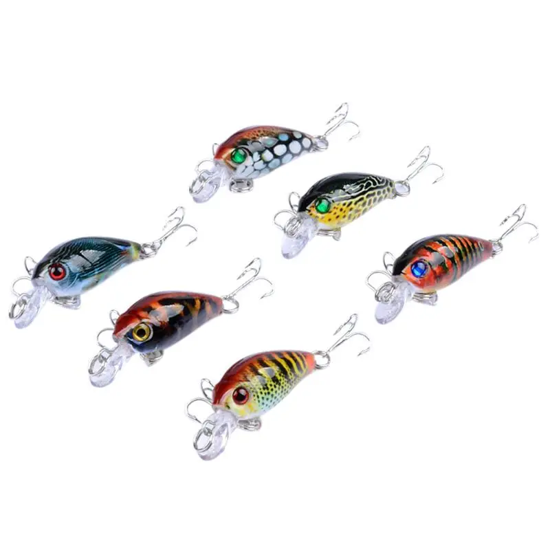 6pcs/set Mini Crank Fishing Lures Wobblers Crankbaits Painting for Carp Fishing 87HF
6pcs/set Mini Crank Fishing Lures Wobblers Crankbaits Painting for Carp Fishing 87HF