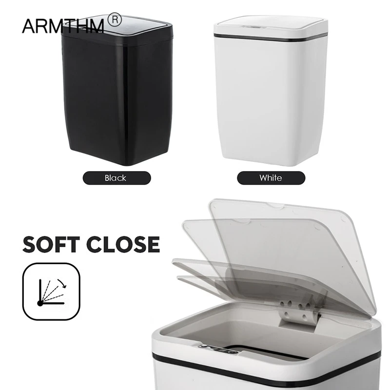 Intelligent Automatic Touchless induction Motion Sensor Kitchen Smart Trash Can Wide Opening Eco-friendly Waste Garbage Bin 
Intelligent Automatic Touchless induction Motion Sensor Kitchen Smart Trash Can Wide Opening Eco-friendly Waste Garbage Bin