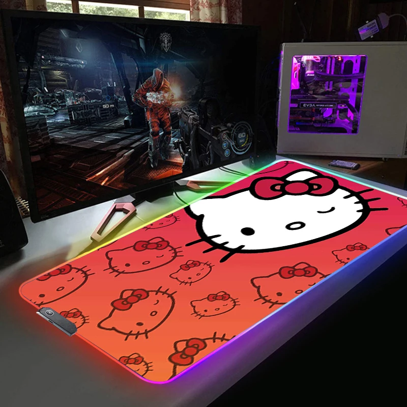 RGB Mouse Pad 60X30 Cute Mousepad XXL Keyboard Mat Kawaii Hellos Cat Kitties Mause Pad Rubber No-slip with Backlit Deskmat 90X30
RGB Mouse Pad 60X30 Cute Mousepad XXL Keyboard Mat Kawaii Hellos Cat Kitties Mause Pad Rubber No-slip with Backlit Deskmat 90X30